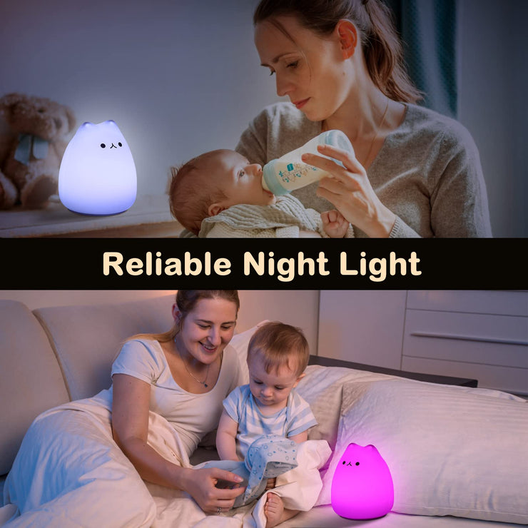 Silicone Cat Night Lights