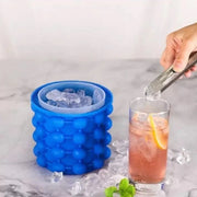 Silicone Ice Bucket And Cube Tray