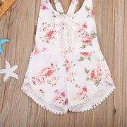 Newborn Baby Girl Floral Romper