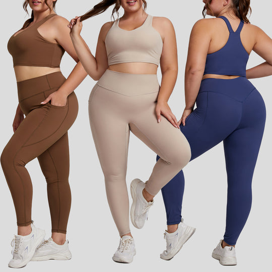 Sports Workout Clothes Women's No Embarrassment Line Tight Trousers Stretch Suit