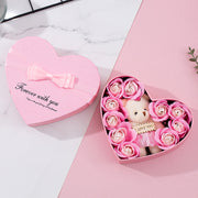 Heart-shaped Rose Christmas Gift Box