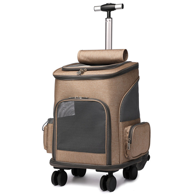 Portable Folding Trolley Pet Backpack