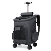 Portable Folding Trolley Pet Backpack