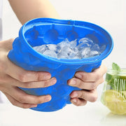 Silicone Ice Bucket And Cube Tray