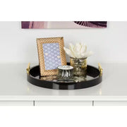 Caspen Black Decorative Tray