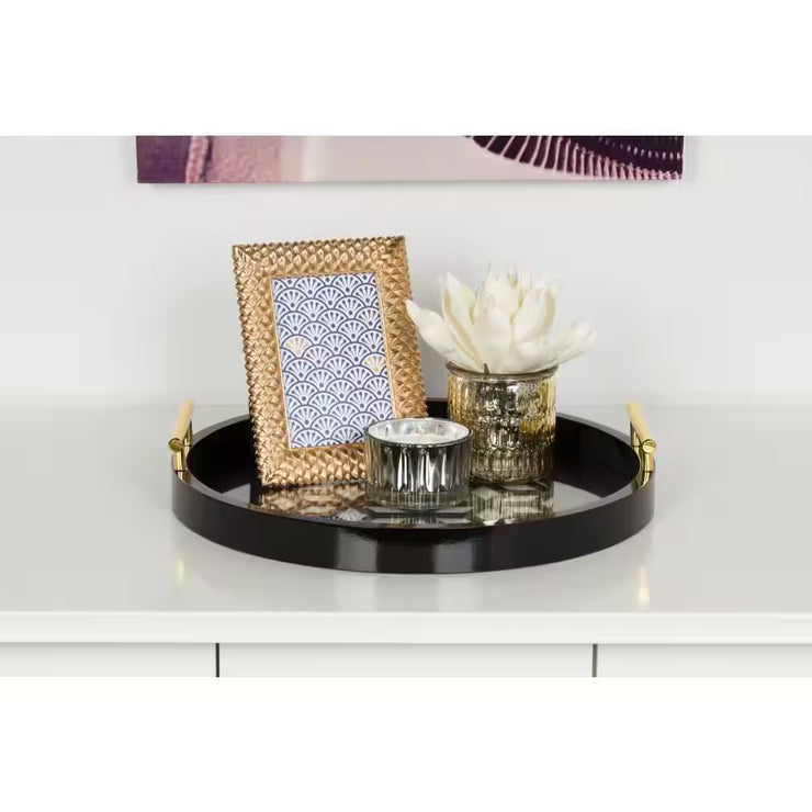 Caspen Black Decorative Tray