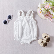 Newborn Baby Sleeveless Short Jumpsuit