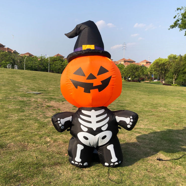 Pumpkin Head Spooky Halloween Decoration