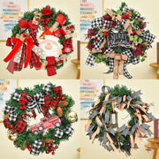 Festive Christmas Teng Strip Venue Arrangement Prop Wreath