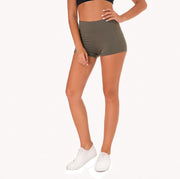 THE GYM PEOPLE High Waist Yoga Shorts – Tummy Control Fitness Shorts with Deep Pockets