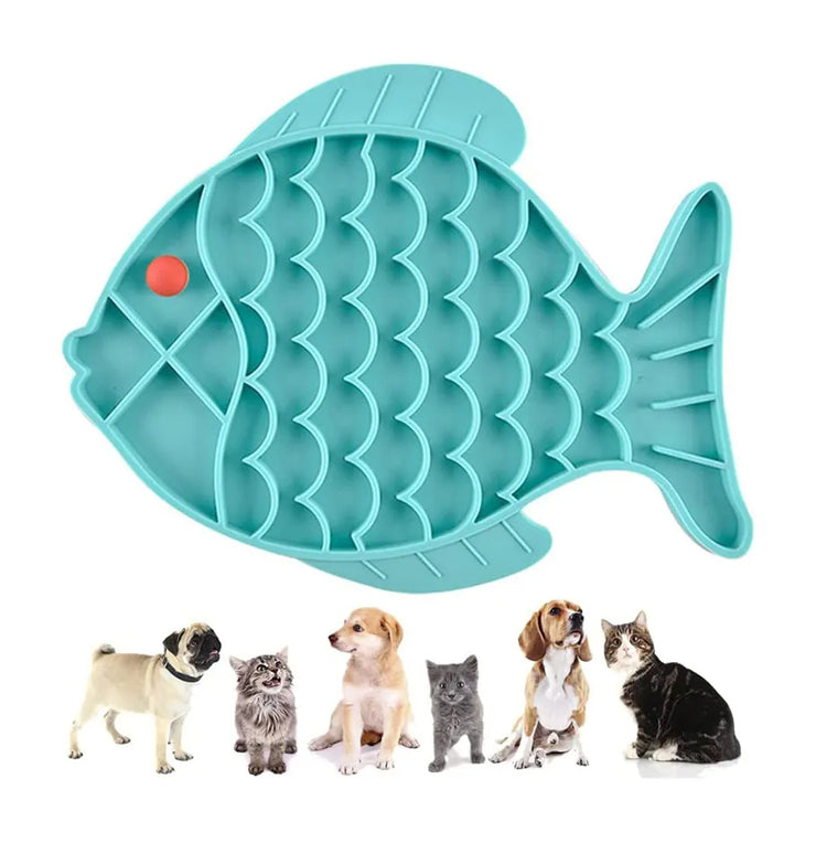 Silicone Food Plate Lick Mat For Pets