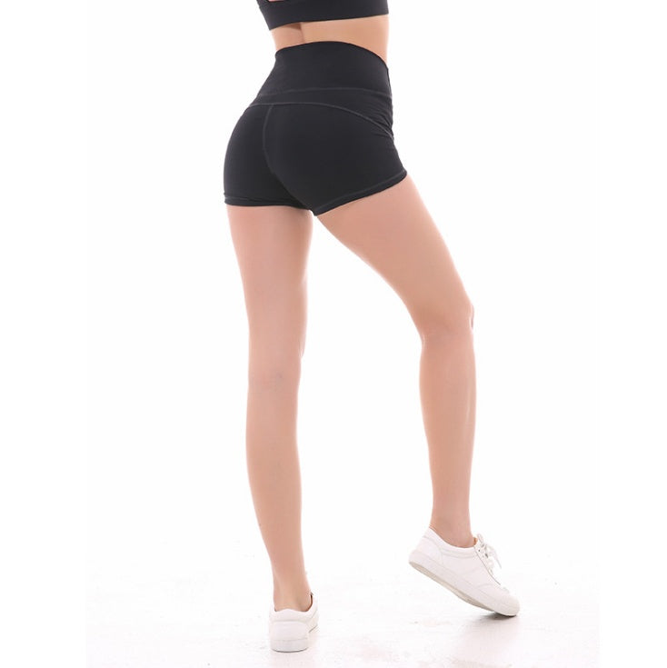 THE GYM PEOPLE High Waist Yoga Shorts – Tummy Control Fitness Shorts with Deep Pockets