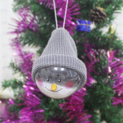 Snowman Plastic Christmas Ball Pendant