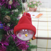 Snowman Plastic Christmas Ball Pendant