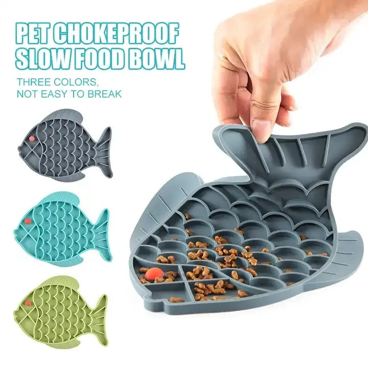 Silicone Food Plate Lick Mat For Pets