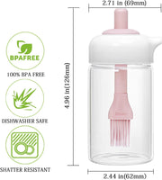 Oil Dispenser Bottle With Brush