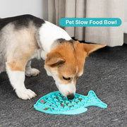 Silicone Food Plate Lick Mat For Pets