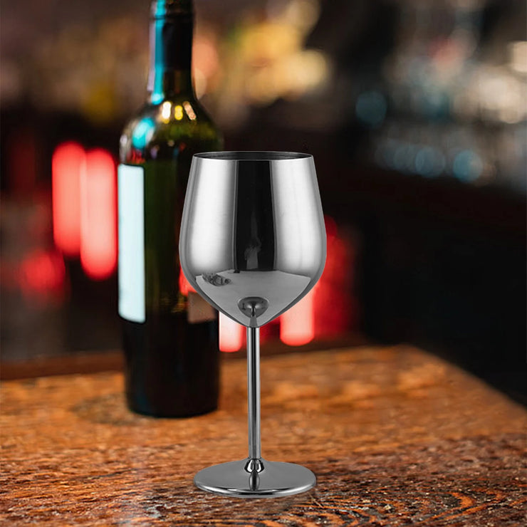 Stainless Steel Wine Glass 