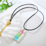 Geometric Diamond Crystal Necklace