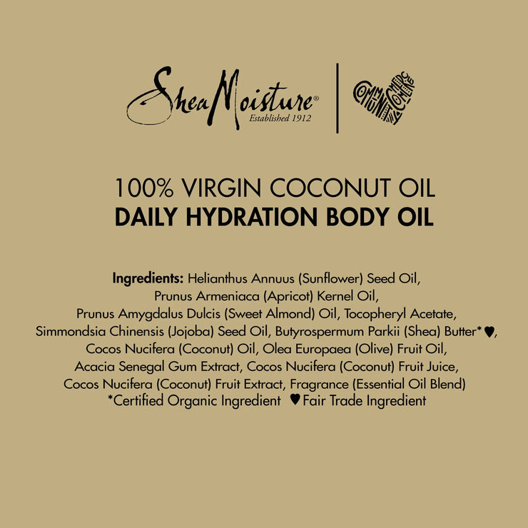 SheaMoisture Virgin Coconut Body Oil 