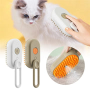 Electric Spray Cat Hair Removal Steam Brush