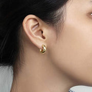 Small Gold Hoop Earrings