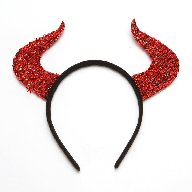 Halloween Decorations Headband And Horn Fork