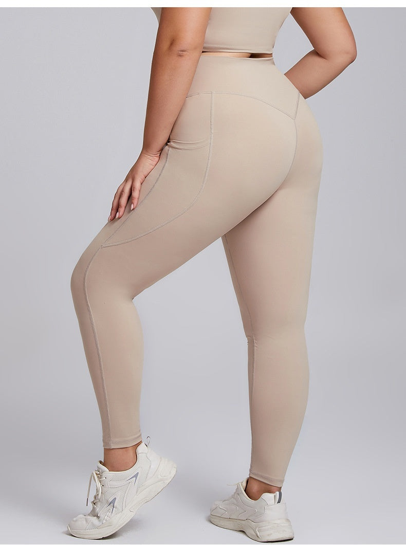 Sports Workout Clothes Women's No Embarrassment Line Tight Trousers Stretch Suit