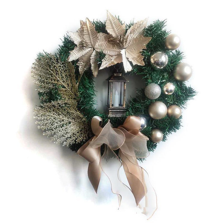 Festive Christmas Teng Strip Venue Arrangement Prop Wreath