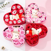 Heart-shaped Rose Christmas Gift Box