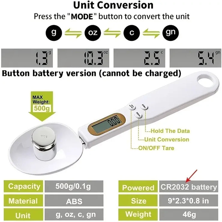 Electronic Measuring Spoon Scale