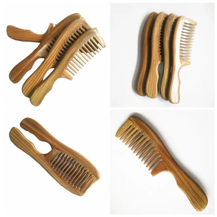 Handmade Non-Static Sandalwood Pocket Comb