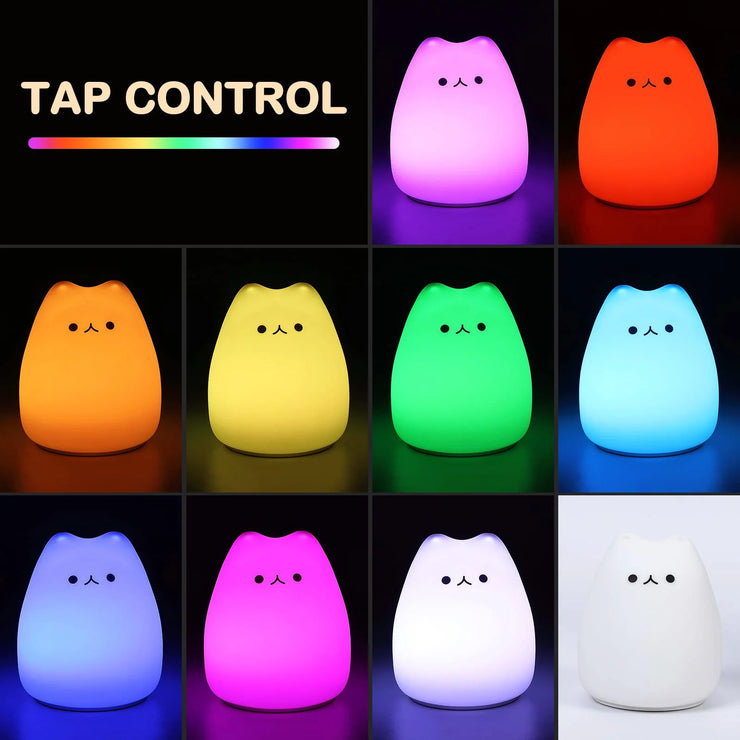 Silicone Cat Night Lights