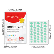 Jaysuing Star Colored Acne Stickers