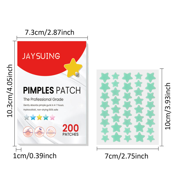 Jaysuing Star Colored Acne Stickers