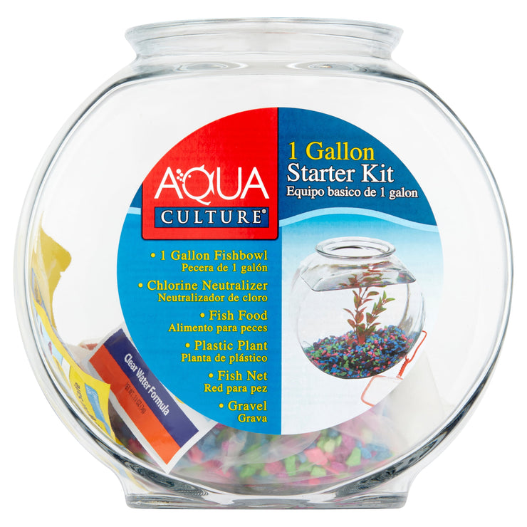 Fish Bowl With Starter Kit