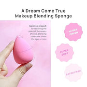 AOA Studio Latex-Free Makeup Sponge Set – High-Definition Blenders, Set of 6