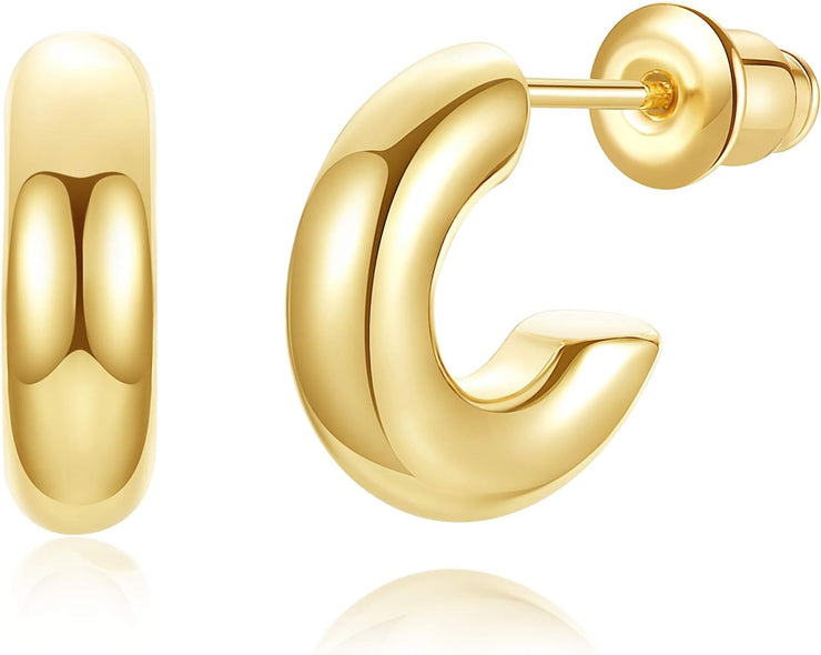 Small Gold Hoop Earrings