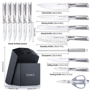 15 Piece Knife Sets With Block