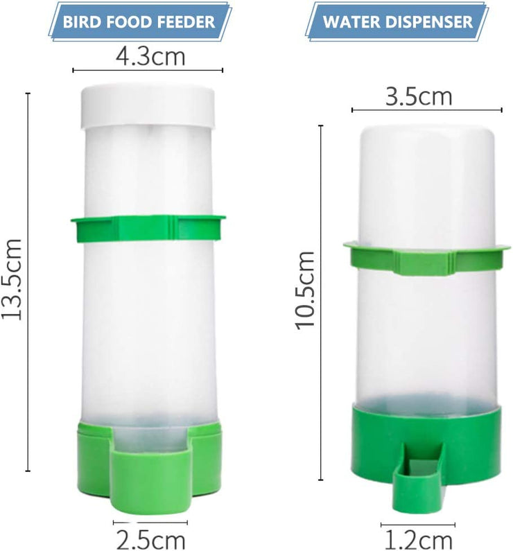 Bird Feeder & Water Dispenser Set