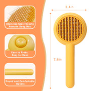 Pet Self Cleaning Slicker Brush