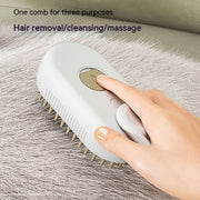 Electric Spray Cat Hair Removal Steam Brush