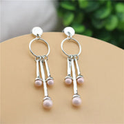 Water Drop Pearls Earrings