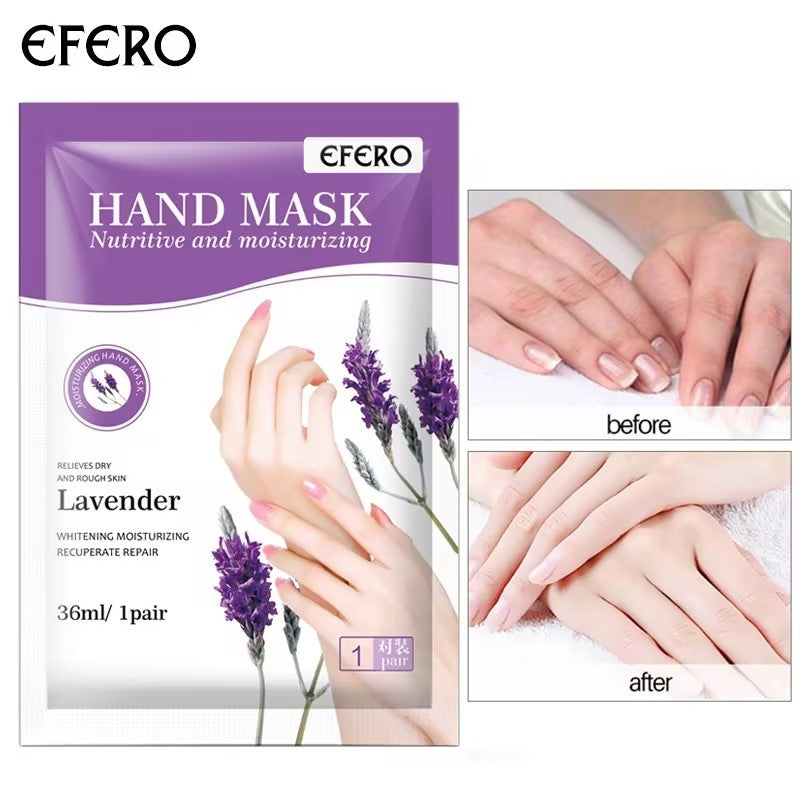 Lavender Hand Mask Gloves