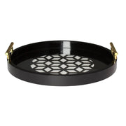 Caspen Black Decorative Tray