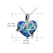 Crystal Heart Pendant 