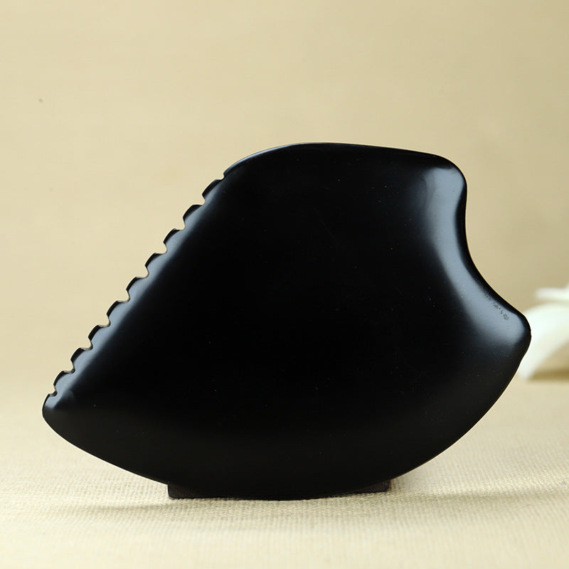 Bianstone Gua Sha Scraping Board Black Red Bianstone Gua Sha Scraping Board