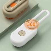 Electric Spray Cat Hair Removal Steam Brush