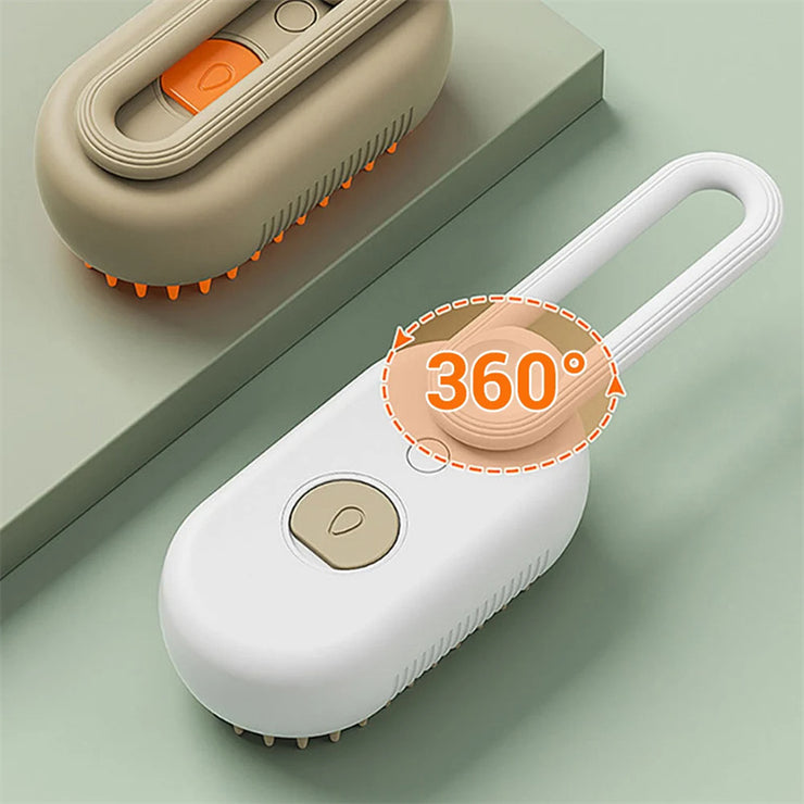 Electric Spray Cat Hair Removal Steam Brush