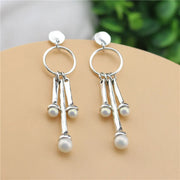 Water Drop Pearls Earrings